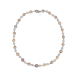 424-02-SHORT | PETITE EDISON DELUXE CHOKER 18" (PINK)