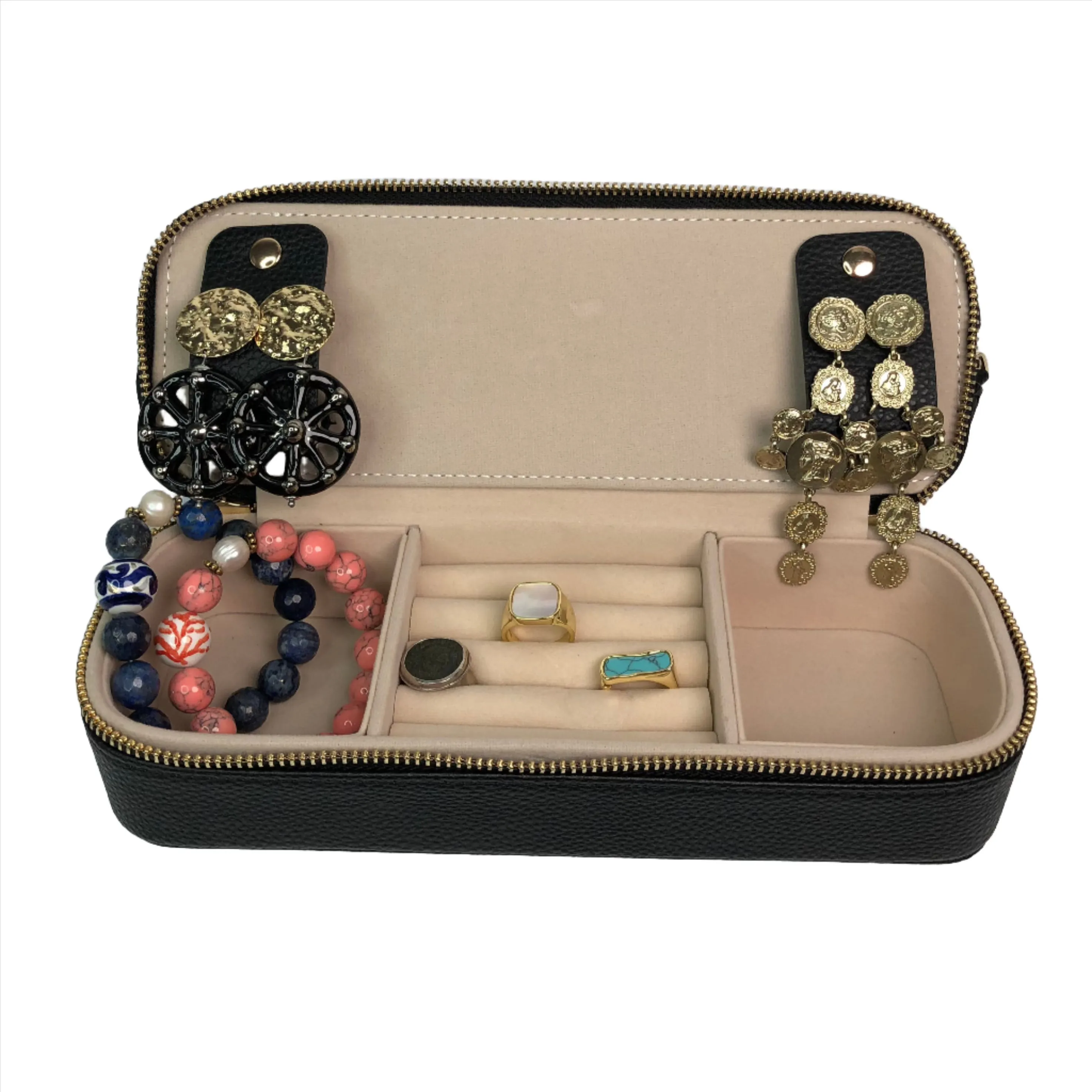 Armcandy & Earring Leather Travel Case