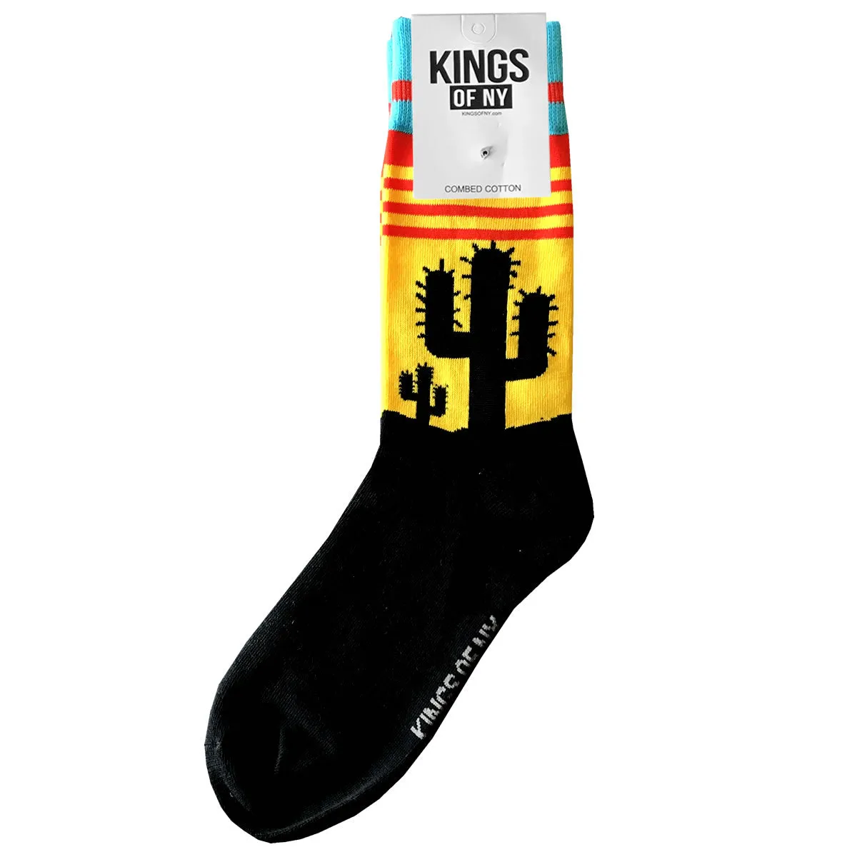 Cactus Sunrise Mens Cotton Socks