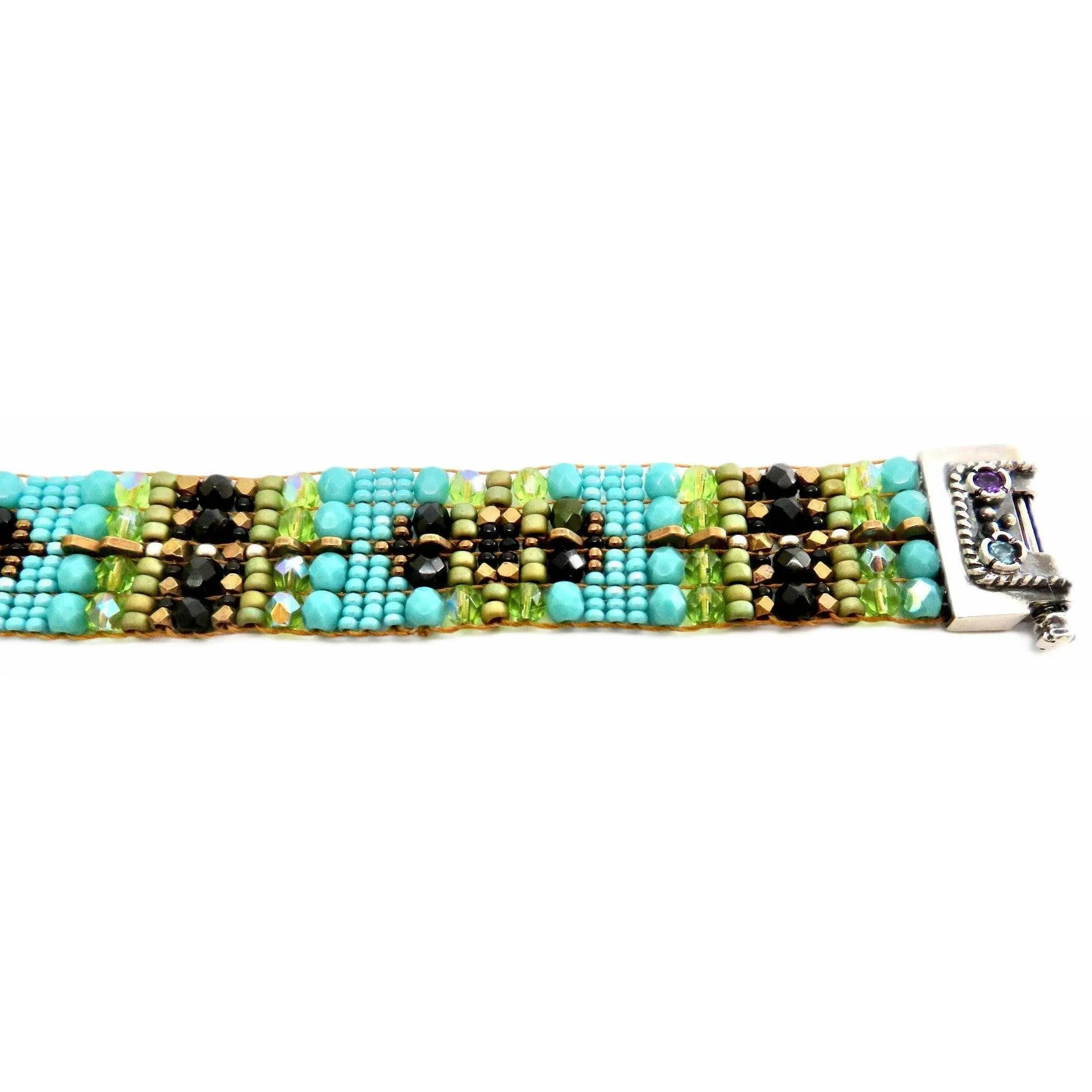 CHILI ROSE  "Green Valley " Cowboy Bracelet