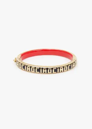 CLARE V. CIAO ENAMEL BANGLE