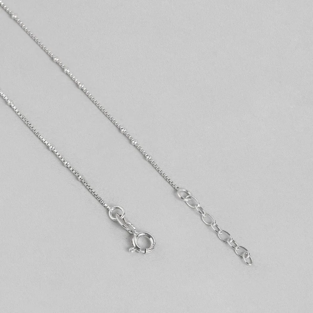 Delicate Heart 925 Sterling Silver Anklets