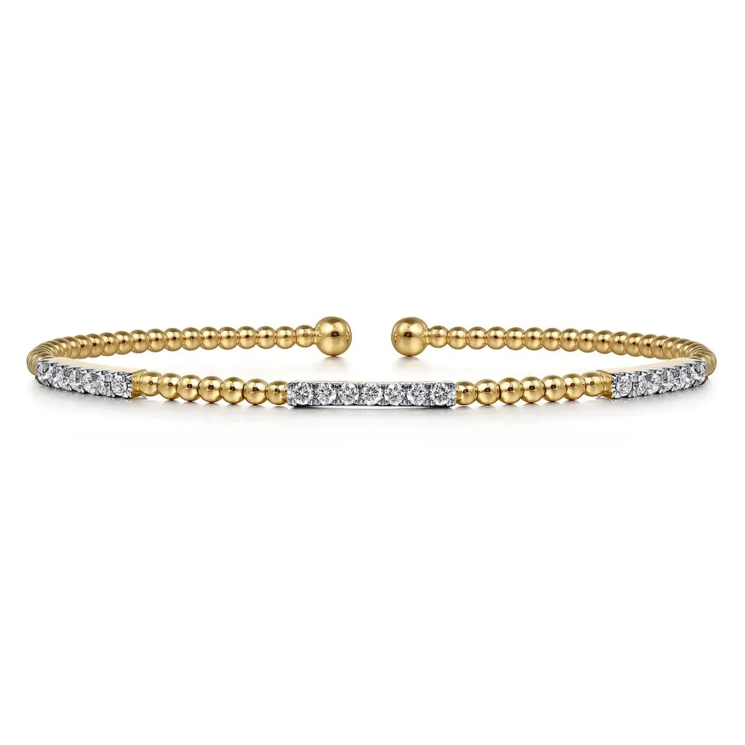 Gabriel & Co. Bujukan Triple Diamond Bar Diamond Bracelet