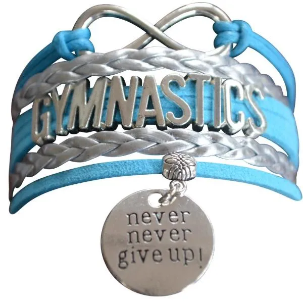 Girls Gymnastics Infinity Bracelet- 15 Colors