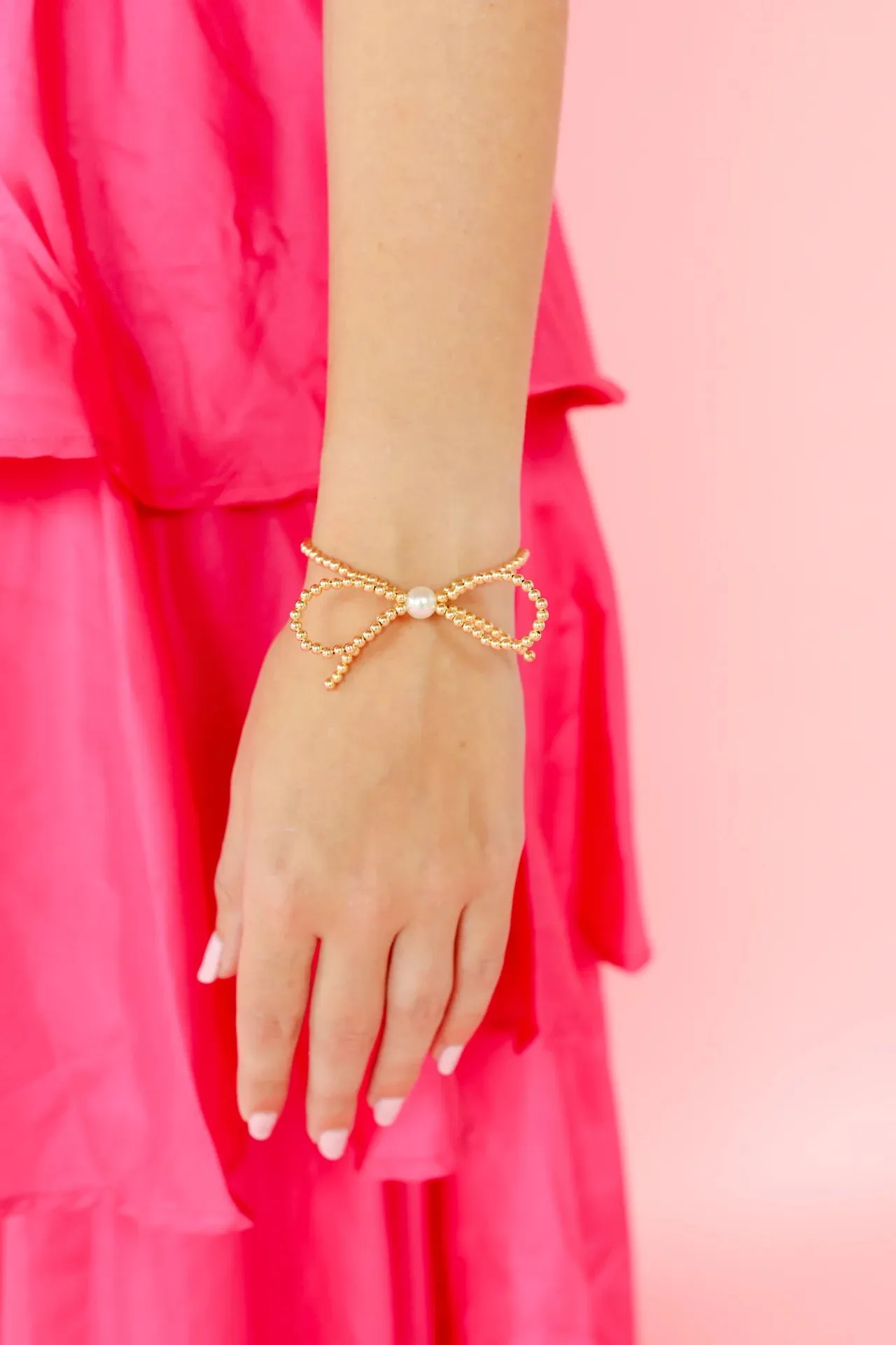 Gold Bow Bracelet