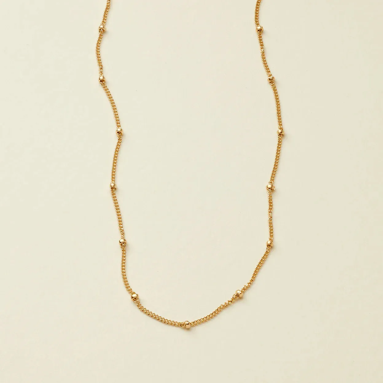 Gold Filled Satellite Choker Necklace