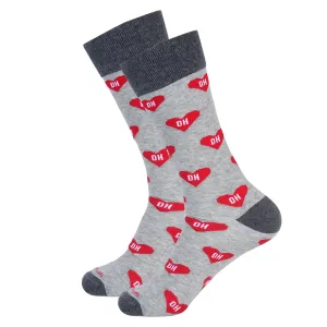 Heart Ohio Socks