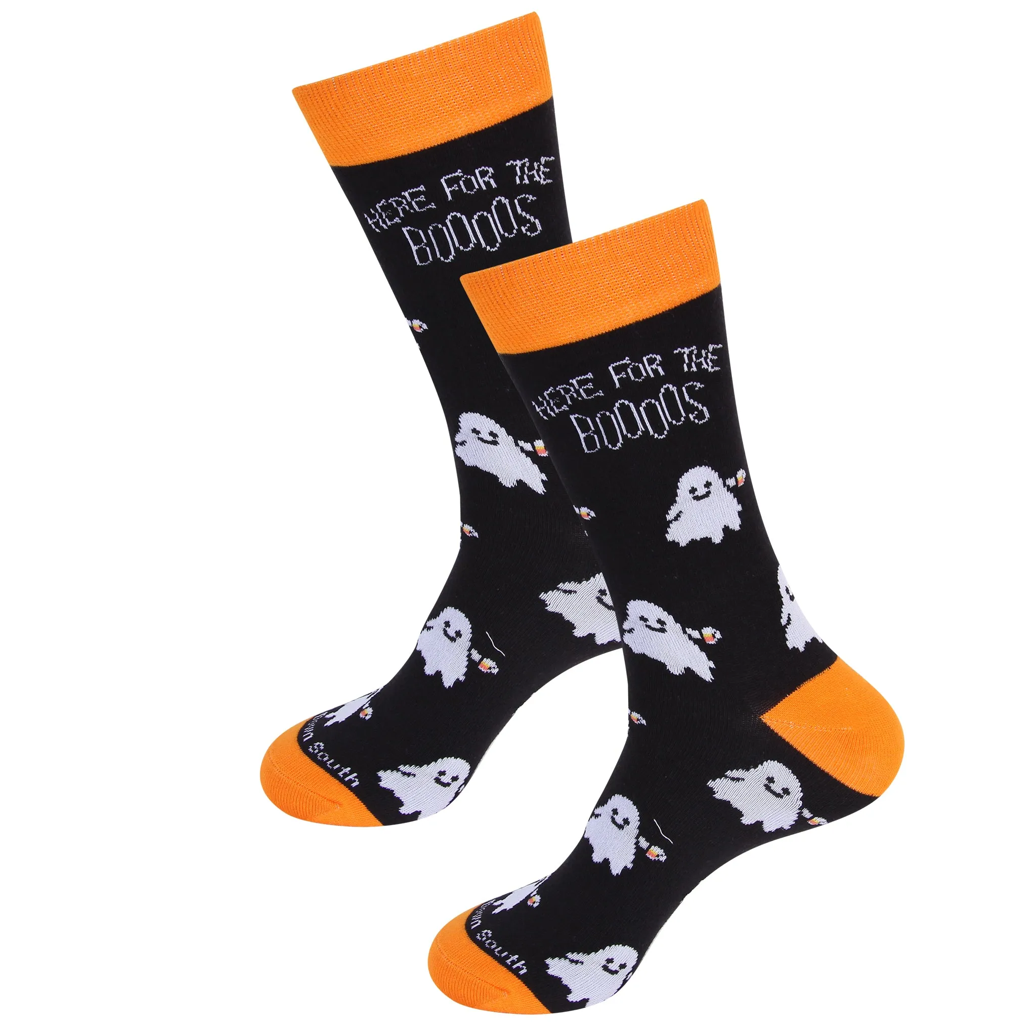 Here For The Boos Halloween Socks