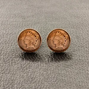 Indian Head Cufflinks