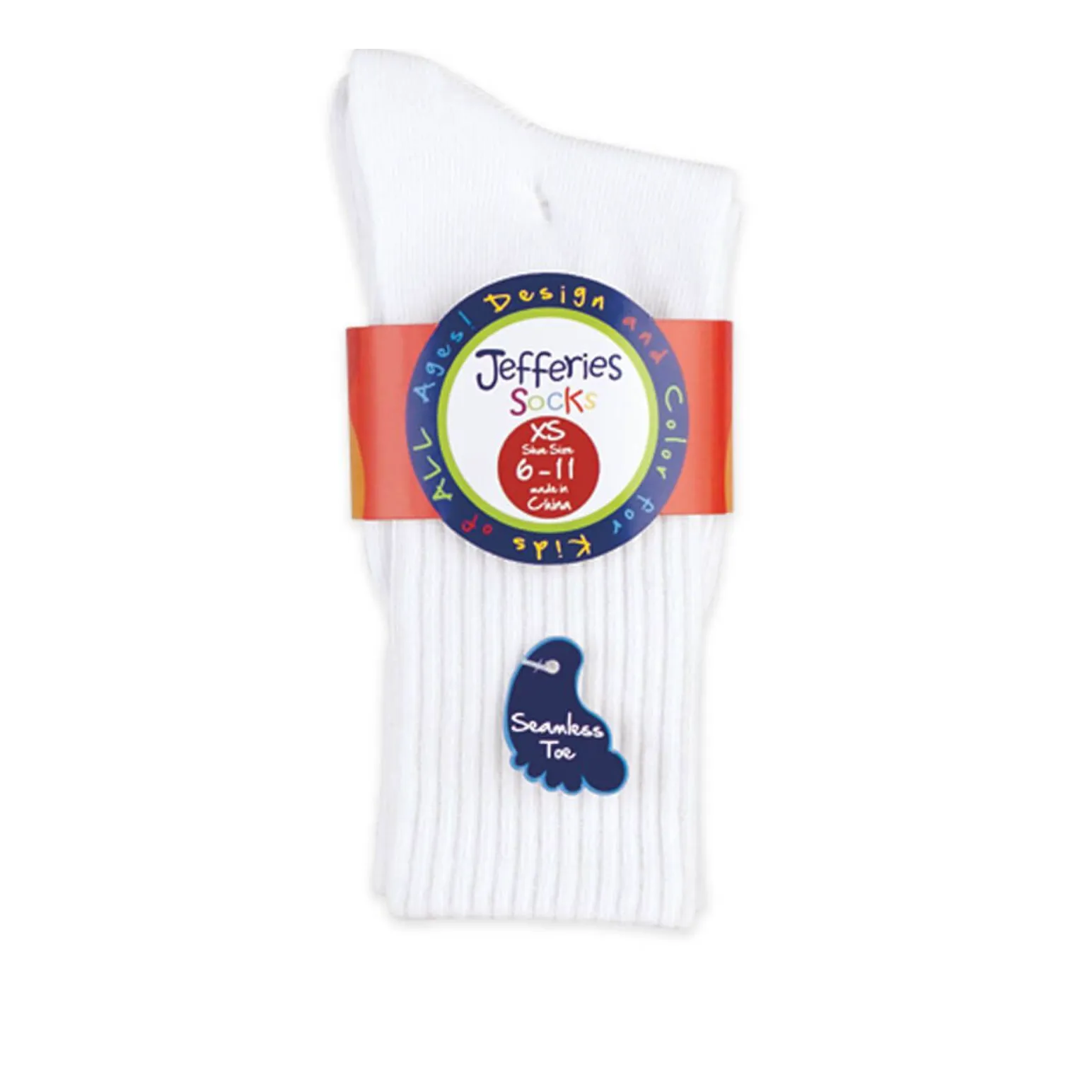 Jefferies Socks Smooth Toe Sport Crew Non-Cushion Socks 3 Pair Pack