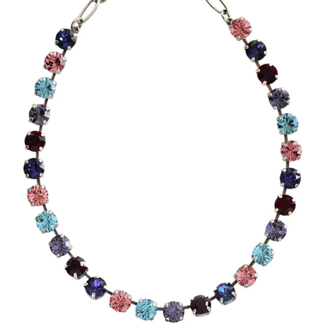 Mariana "Cotton Candy" Silver Plated Must-Have Everyday Crystal Necklace, 3252 144