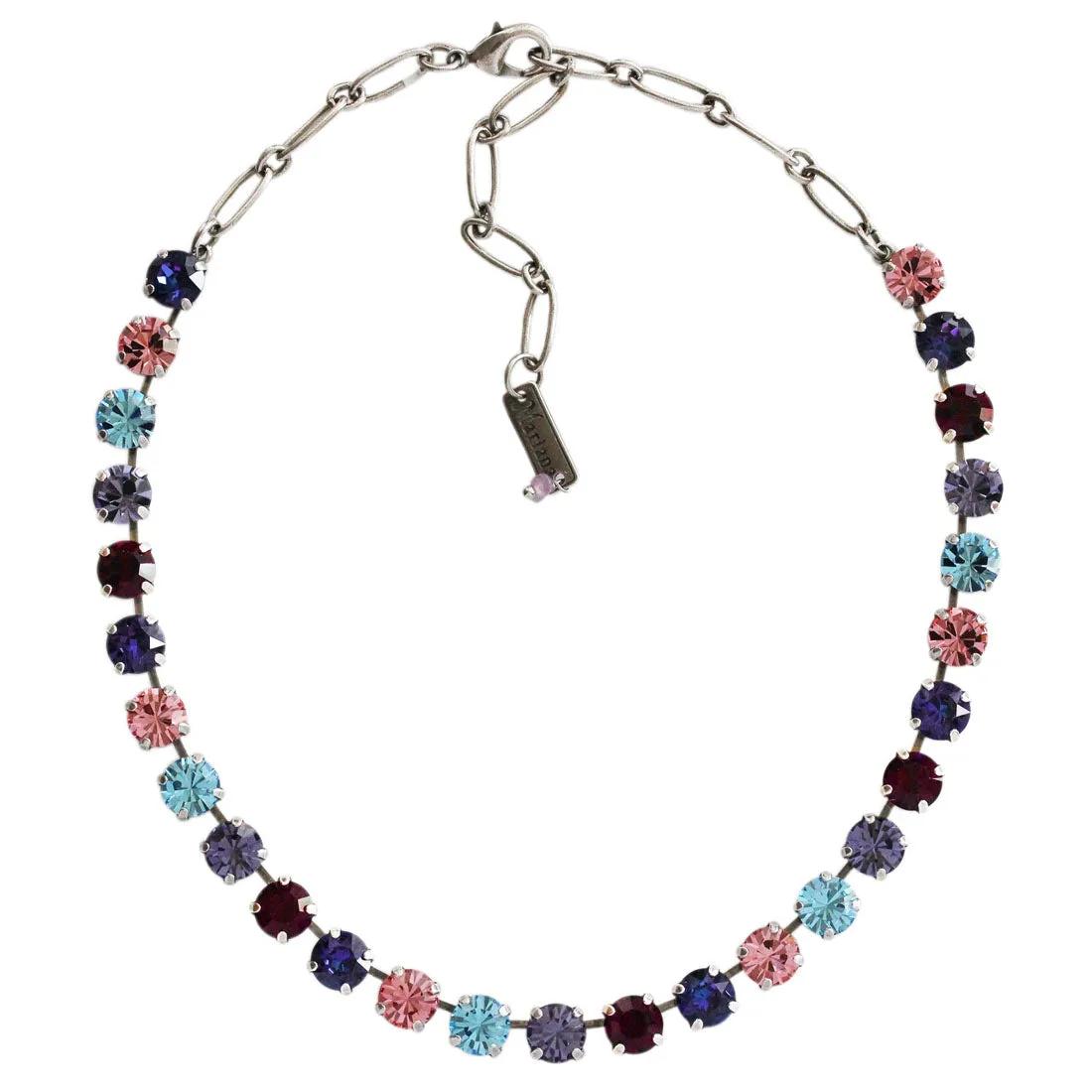 Mariana "Cotton Candy" Silver Plated Must-Have Everyday Crystal Necklace, 3252 144