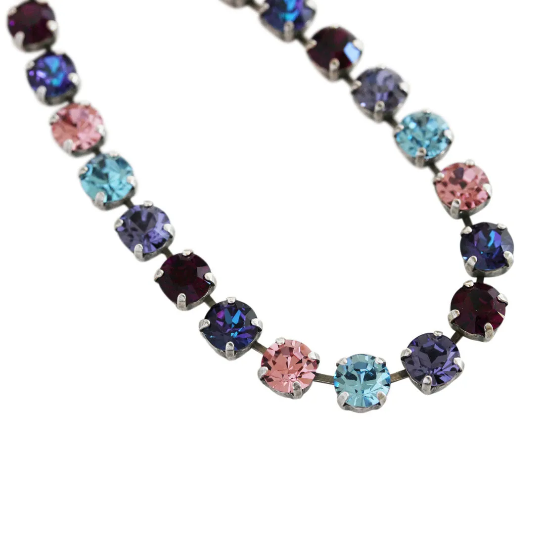 Mariana "Cotton Candy" Silver Plated Must-Have Everyday Crystal Necklace, 3252 144