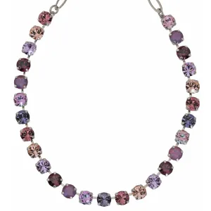 Mariana "Wildberry" Rhodium Plated Must-Have Everyday Crystal Necklace, 3252 1134ro