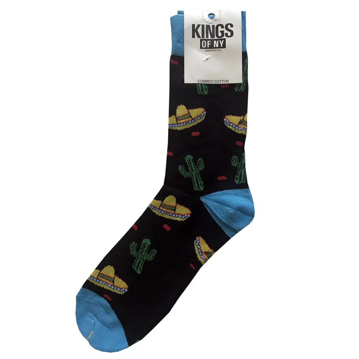 Mexico Sombrero And Cactus Mens Cotton Socks