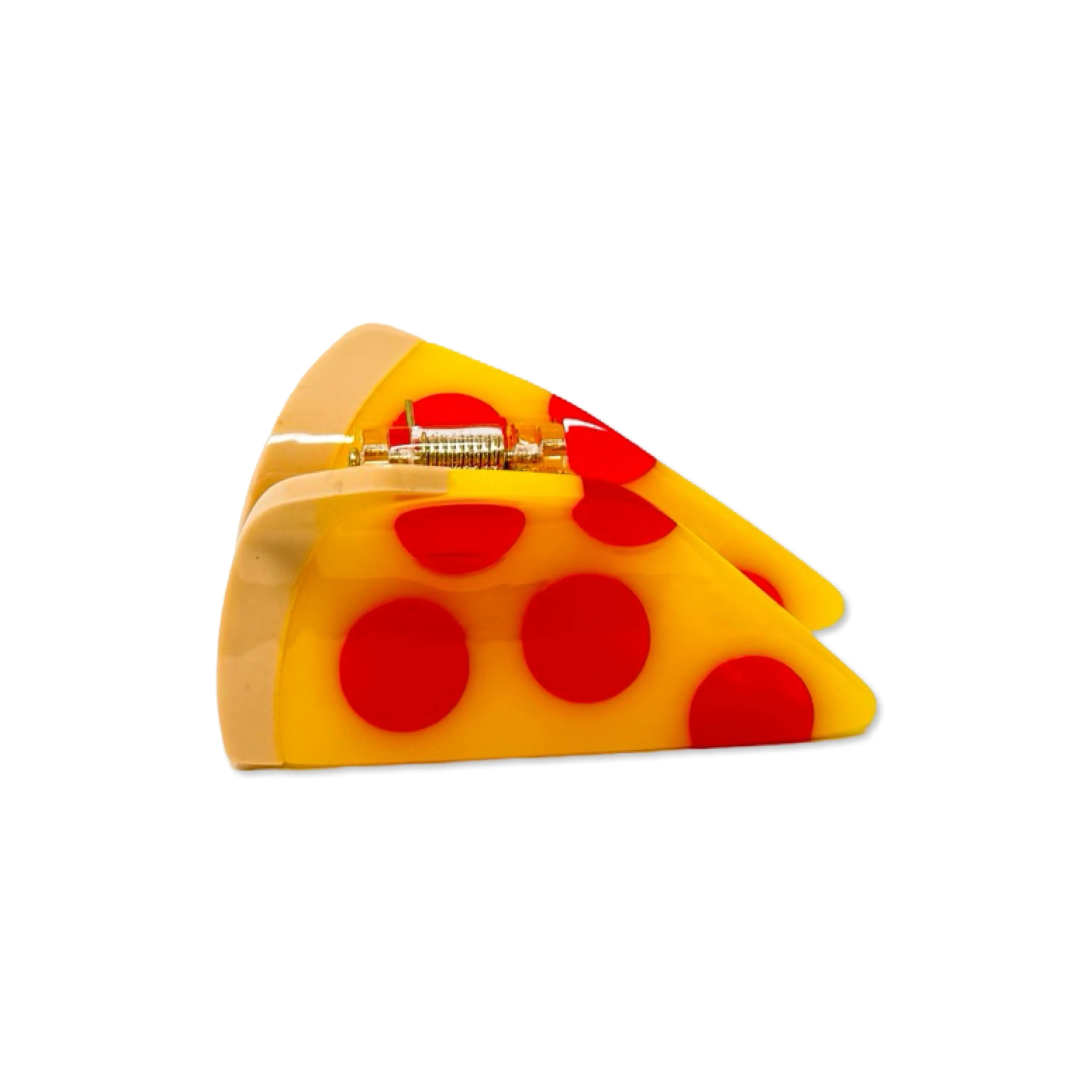 Midi Pizza Hair Claw Clip