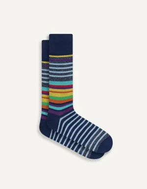 Multi Stripe Sock