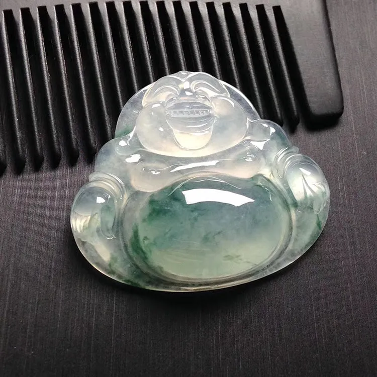 Natural Jade Pendant Jadeite Buddha Pendant PT400