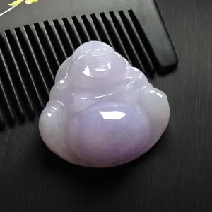 Natural Jade Pendant Jadeite Buddha Pendant PT468