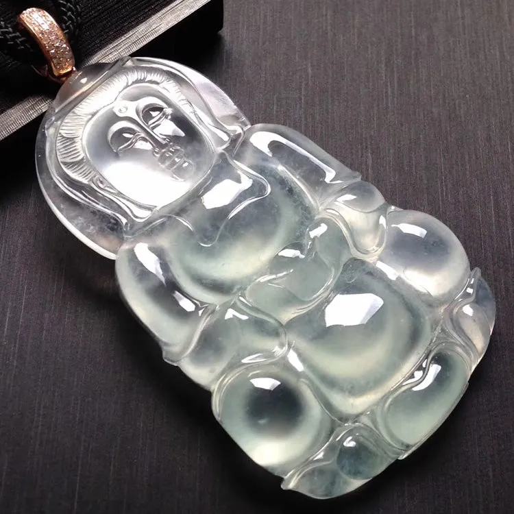 Natural Jade Pendant Jadeite Guan Yin Pendant PT206