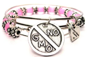 No Gmo 9mm Glass Beaded Single Bracelet