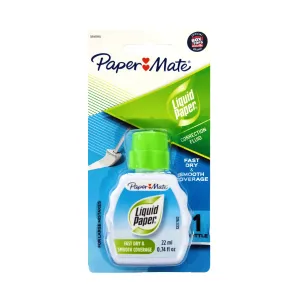 Paper Mate Liquid Paper Correction Fluid - 1 Bottle