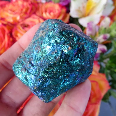 Peacock Ore Stone | Chalcopyrite Crystal