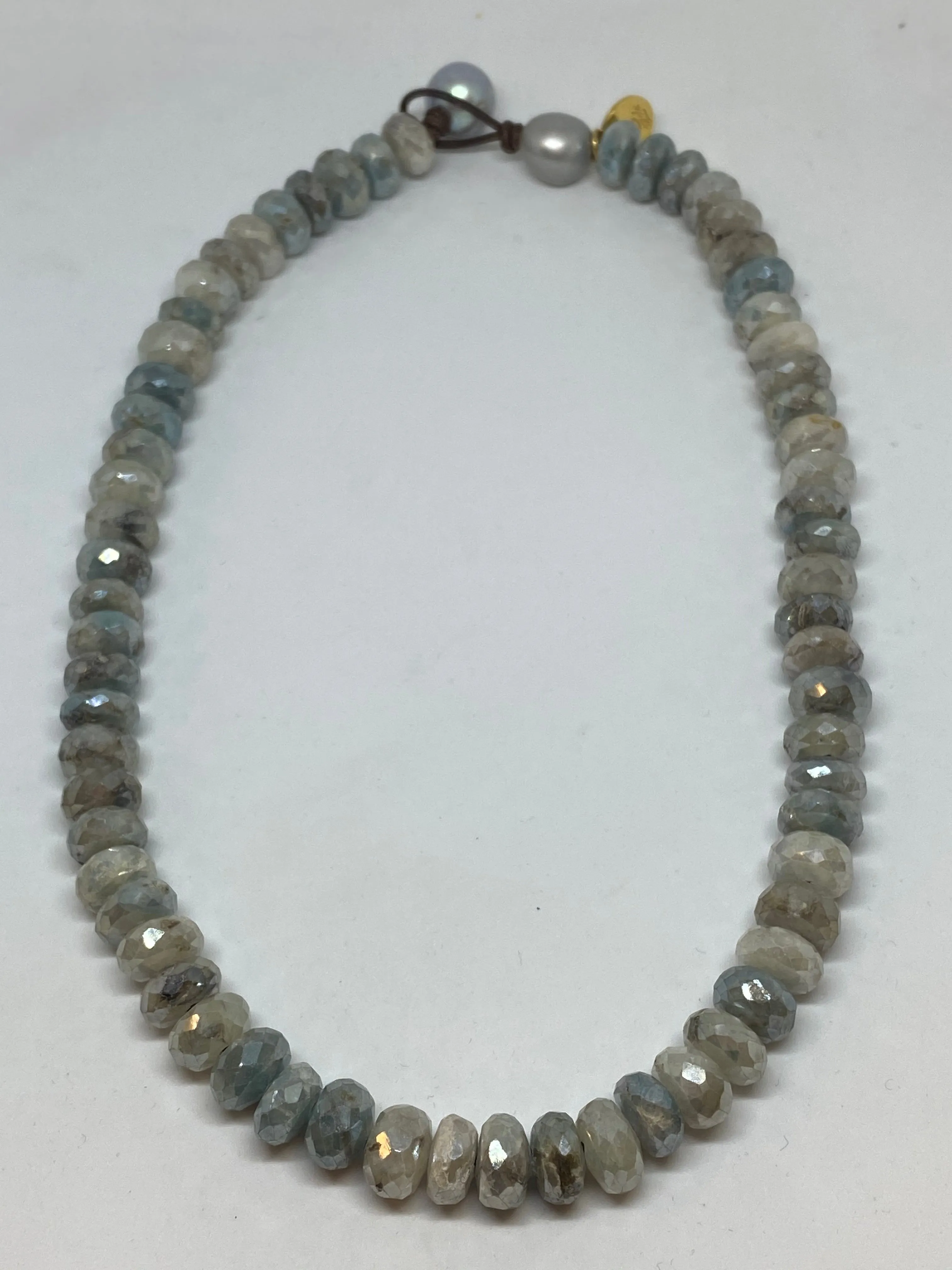 Perle by Lola Faceted Moonstone Necklace