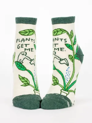 Plants Get Me Women's Ankle Sock