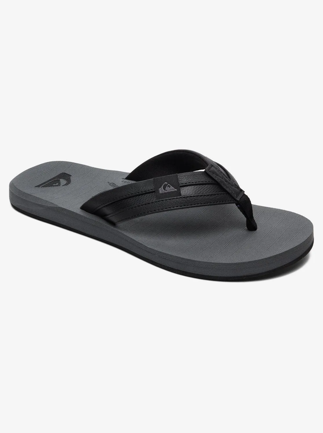 Quiksilver Carver Squish Sandals - Black/Grey/Black