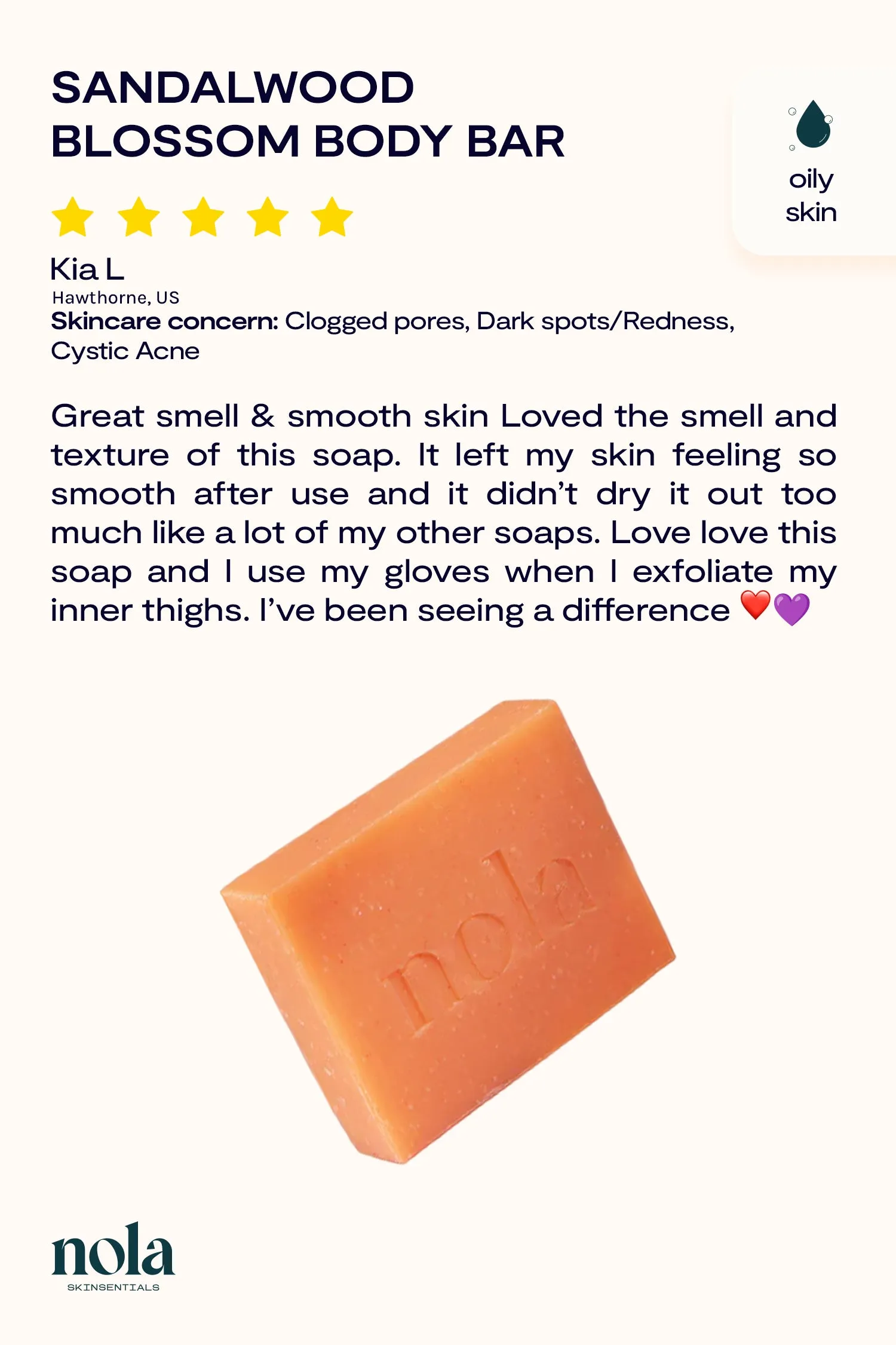 Sandalwood Blossom Body Bar