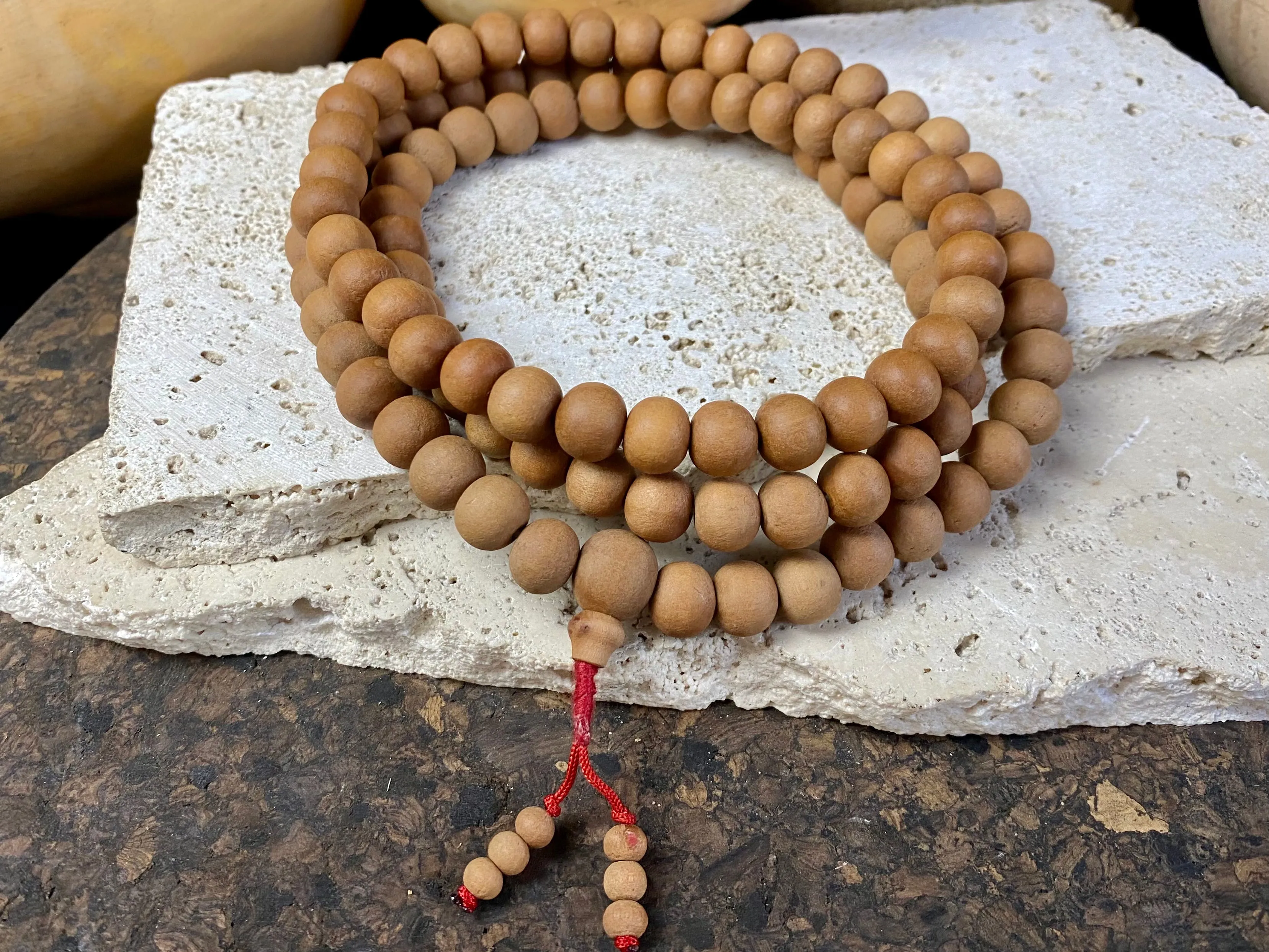 Sandalwood Mala Necklace