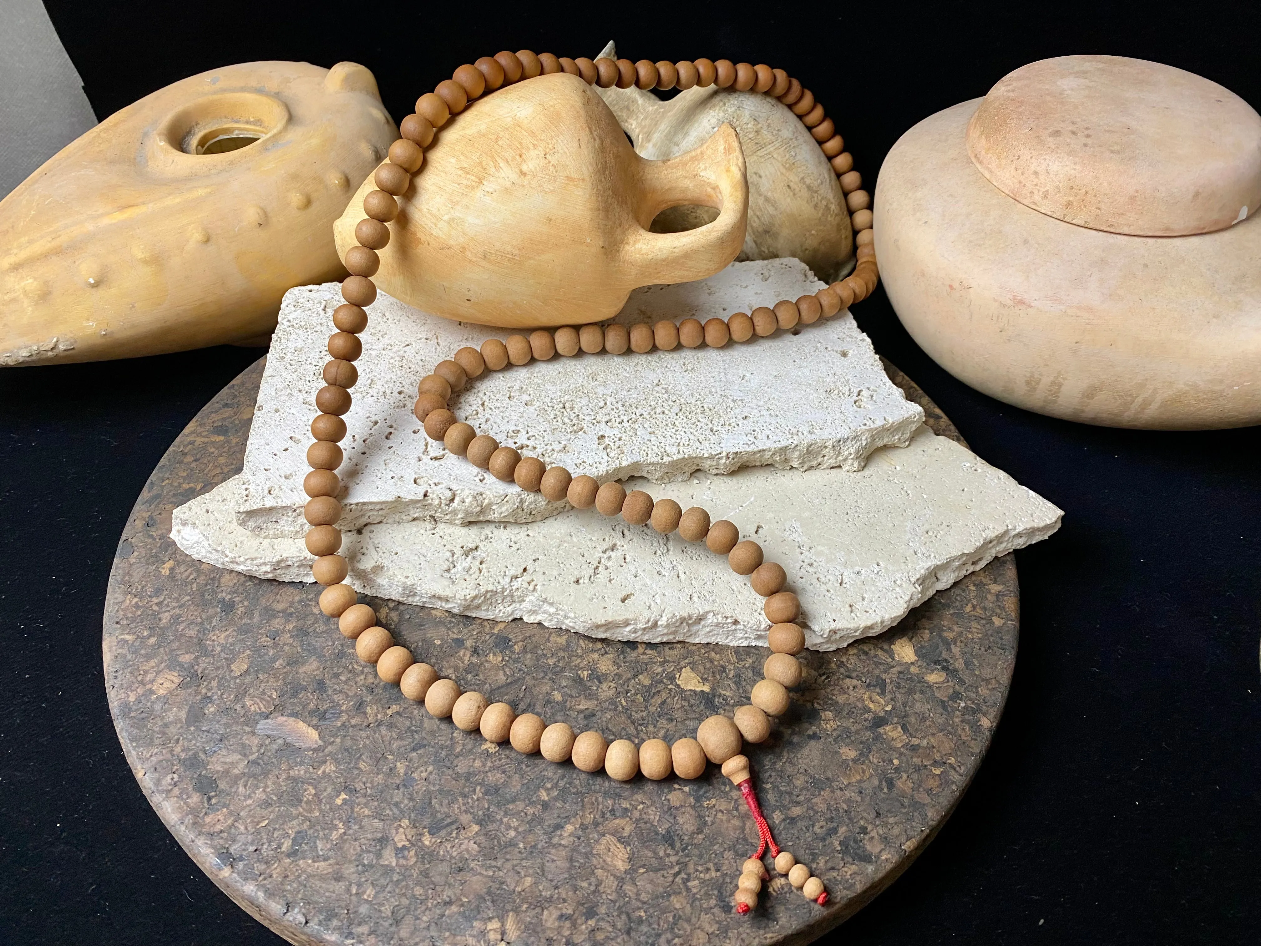 Sandalwood Mala Necklace