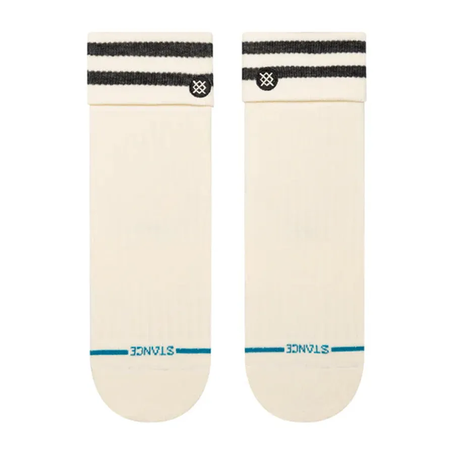 Stance Women's Roll Cuff Quarter Sock Canvas