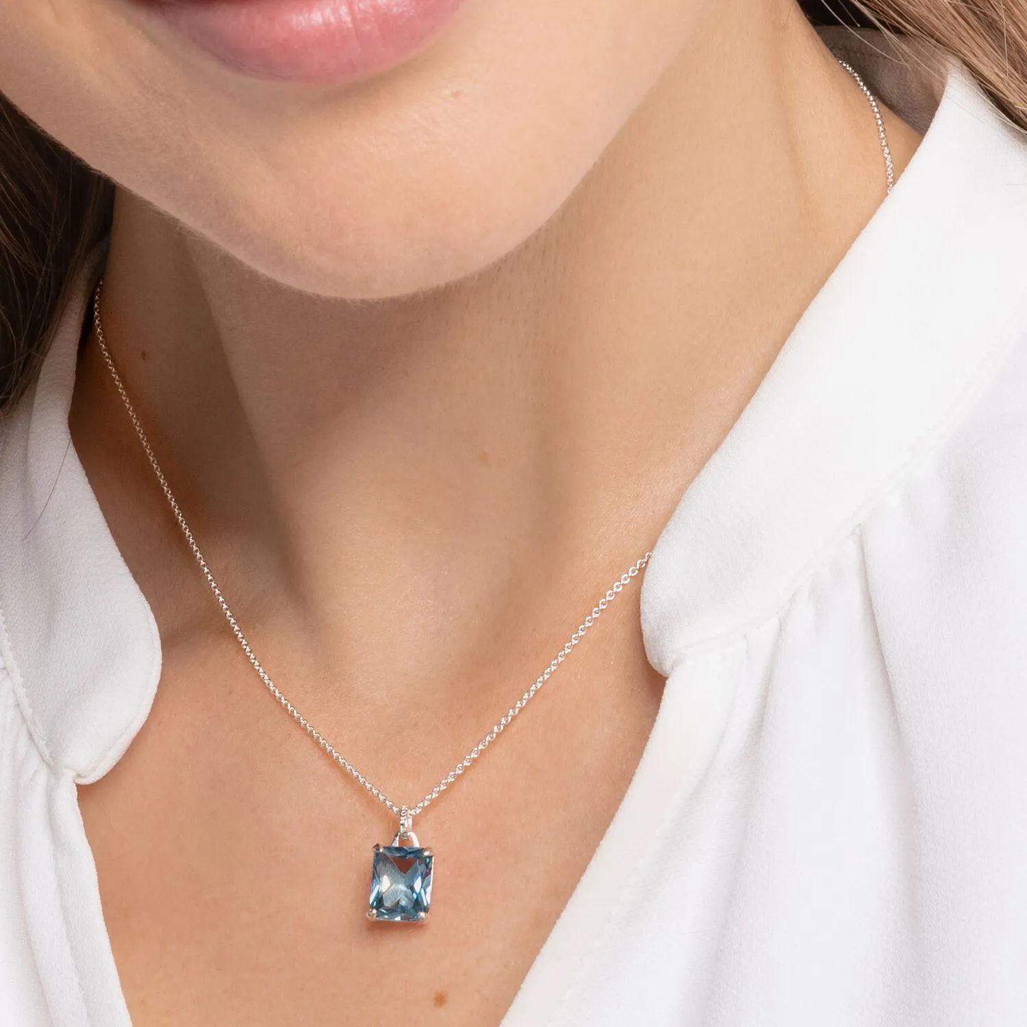 Thomas Sabo Necklace Blue Stone