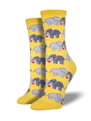 Women's "Elephant Love" Socks